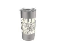 Salad? That's What My Food Eats Funny Meat Lover Stainless Steel Insulated Tumbler