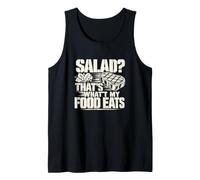 Salad? That's What My Food Eats Funny Meat Lover Tank Top