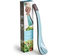Salad Tongs for Serving Food - Space Saving 2-in-1 Serving Tongs Set, Salad Serving Utensils Fork and Spoon, Smart Nesting Design, Kitchen Food Tongs, Great Salad Hands for Family, 12 L x 2.5 W Inches