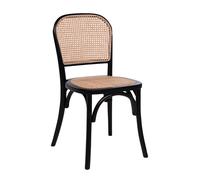 salado rattan bistro chair with natural seat