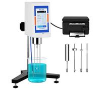 Saladulce Digital Rotary Viscometer 10-2,000,000mPa.S Lab Viscometer with Data Output and Printing, Viscosity Meter Tester with Temperature Probe, Timing Accuracy ±2% 100-240V