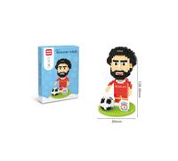 (Salah) Football Soccer Player Star Mini Build Block Diy Brick Child Puzzle Gift Toy