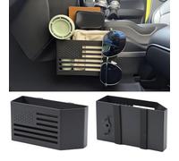 Salahii Metal Magnetic Center Console Organizer for Jeep Wrangler JL/JLU/4XE 2018-2025 & Gladiator JT 2025 2024 2023 2022 2021 2020 Accessories Gear Shift Storage Box