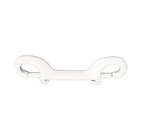 SALALIS 100MM Double End Snap Diving Hook Durable Stainless Steel Arrow Storage Case for Scuba Diving and Water Sports (White)