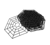 SALALIS 20 Set Pond Fish Protector Net 6 Angle Plastic Floating Netting Supplies Effective Pond Fish Protection, Enough Quantity Netting Supplies, Applicable Scene: Protecting From Predators