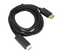 SALALIS 4K DisplayPort to HD Multimedia Interface Cable High Performance Video Adapter Cord for PC Laptop Monitor 9.8ft