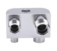 SALALIS Aluminum Alloy AC Lines Compressor Adapter Efficiently Connects L86 L82 L83 AC Compressor to 8 3/4-16 and 10 7/8-14 Fittings, for Engine Conversion, Durable Material