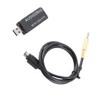 SALALIS Amateur Radio Digital Modes Interface Compact Portable Sound Codec for FT8 FT4, Multifunctional Connector for HF KIT VHF UHF, ABS Material
