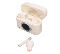 SALALIS Bluetooth Earbuds Adorable Camera Shape with Noise Cancelling for Comfortable Listening Experience - Lightweight Design (Beige)