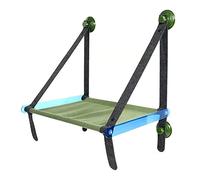 SALALIS Cat Window Perch Removable Washable Cat Hammock with Strong Suction Cups for Pets, Enjoy the Sun for Multiple Cats, Oxford Cloth (Blue)