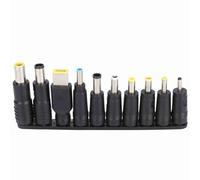 SALALIS DC Power Plugs Compact 10Pcs Universal Adapter Portable for Travel ABS Material Suitable for