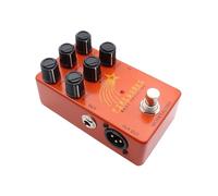 SALALIS DI Bass Overdrive Pedal for Stage and Studio Use, Authentic Tube Sound, Easy Setup, Metal, 1 Piece