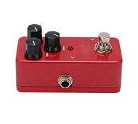 SALALIS Distortion Pedal Red Mini Metal Distortions Bundle for Electric Guitar True Bypass High Gain Guitar Effector for Hair Metal Players