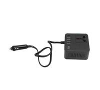 SALALIS Durable 150W Car Inverter Multi-port Adapter for Mobile Devices with 4 USB and 1 Universal AC Outlet