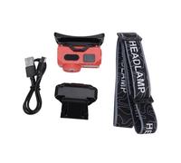 SALALIS Headlamp Rechargeable LED Multi-Light Design for Hiking and Night Fishing with Motion Sensor IPX4 Built-in Battery (Orange)