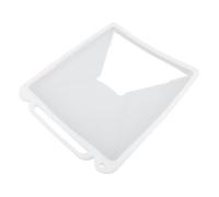 SALALIS Mini Dish Antenna Weatherproof Silicone Case Impact Resistant Protective Cover for Signal Friendly Use (White)