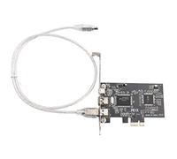 SALALIS PCI E PCI Express FireWire Card, 1394a Adapter IEEE 1394 PCI E Controller Card Firewire Controller Card with Firewire Cable