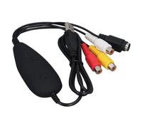 SALALIS Professional USB 2.0 Video Card Multi Format Support for VHS DVD Recording Easy to Use for Users