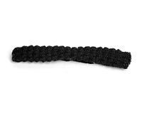 SALALIS Quality Woven Flannel Headband Cover Replacement, Easy to Wear and Provides Good Listening, Suitable for All Headsets (Black)