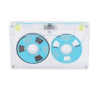 SALALIS Recordable Cassette Tapes for Music Lovers 46 Minutes Empty Tapes with Storage Box 1 Set (Blue)