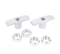 SALALIS RV Waste Valve Handle Kit Durable Replacement for Efficient RV Waste Management Easy Installation for Enthusiasts Grey Metal 10 Parts