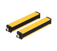 SALALIS Safety Light Curtain Sensor, High Performance Infrared Protection Device for Mechanical Processing Industry, Aluminum Alloy Material, 2 Units