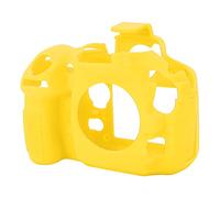 SALALIS Soft Silicone Camera Case Cover for D810 - Durable, Washable, Anti-Skid Protection for Photography Enthusiasts - Compact Size, Black (Yellow)