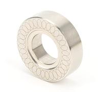 SALALIS Stainless Steel Billiards Cue Balance Ring Durable for Billiard Training Practice, for All Players Stainless Steel (3/8 tooth universal club mid-wheel balance ring)