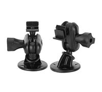 SALALIS Sturdy 2pcs Car Recorder Holder Kit, 360 Degree Adjustable Dash Camera Mount Bracket for Dash Cam Mounting (F head)
