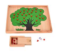 SALALIS Tree Counting Educational Toy for Kids Happy Learning for Math Enthusiasts Beech Material