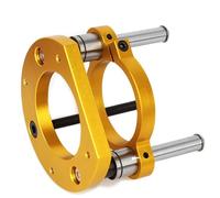 SALALIS Universal Adjustable Router Lift Gold for Easy Height Adjustment in Woodworking Projects Made of Durable Aluminum Alloy