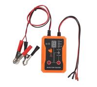 SALALIS Universal Automotive Fuel Injector Tester Efficient Troubleshooting for Car Motorcycle 12V 4 Pulse Modes LED Display for Diagnosing Stuck Leaking Burnt Out Injectors (Orange)