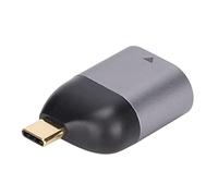 SALALIS USB C to VGA Adapter 8K At 60HZ Compact Design Ultimate Converter for Monitors Projectors Laptops Aluminum Alloy Silver and Black