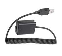 SALALIS USB to FW50 Full Decoder Dummy Battery Convenient Portable Power Supply for A7 A7II A7R A7S Cameras Black 1PCS