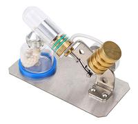 SALALIS V Type Stirling Engine Educational Toy Kit for Physics Experiment and Classroom Learning with Alcohol Burning Tool 1 Set