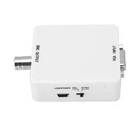 SALALIS VGA to BNC Converter, High-Resolution HD Video Adapter for Video Conferencing and Home Theater, White, Includes USB Cable