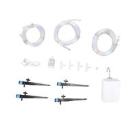 SALALIS WIFI Automatic Watering System Smart Drip Irrigation Kit for 10 Potted Plants Remote Control Via APP Rechargeable ABS Material