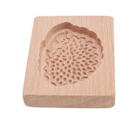 SALALIS Wooden Gingerbread Cookie Mold Exquisite Press Stamp for Baking Hedgehog Mould for Easter Party Decoration 3D Baking Tool for Family Fun Beechwood 3.9 X 3.1 X 0.8in
