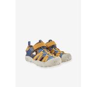 SALAMA Trekking Sandals with Toe Cap for Girls, FINKID denim blue