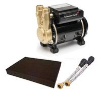 Salamander Pumps Salamander Ctforce 20Ps 2.0 Bar Brass Single Impeller Shower Pump + Hoses + Mat