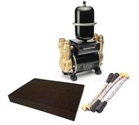 Salamander Pumps Salamander Ctforce 20Tu 2.0 Bar Brass Twin Impeller Shower Pump Negative & Mat