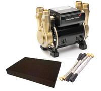 Salamander Pumps Salamander Ctforce 30Pt 3.0 Bar Brass Twin Impeller Shower Pump + Hoses + Mat