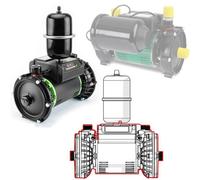 Salamander Pumps Salamander Right Esp50Cpv Replacement Twin Shower Pump 1.5 Bar Positive Negative