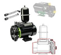 Salamander Pumps Salamander Right Esp55Cpv Single Shower Pump 1.6 Bar Anti Vibration Hoses Rp