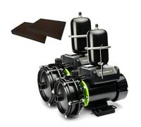 Salamander Pumps Salamander Rp80Su Superbooster Pack 2X 2.4 Bar Single Impeller Shower Pump & Mat