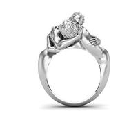 SALAN 2 Colors Lovers Hugging Together Kiss Rings Women Wedding Engagement Jewelry Anniversary Birthday Gift