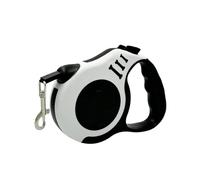 SALAN Retractable Dog Leash, 16.5 feet Pet Lead with Anti-Slip Handle, Durable Training Leash for Small Medium Dogs Cats, Red and Blue (White)