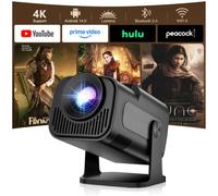 Salange 2026 HY320 Mini Portable Projector with WiFi6 and Bluetooth 5.4 | Smart Projector with Android 14 built in Apps,Support 1080P 4K,Electric Keystone,180° Rotatable for Bedroom/Game/Outdoor