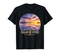 Salar de Uyuni Bolivia Sunset Landscape Nature Travel T-Shirt