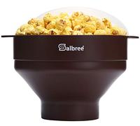 Salbree Microwave Popcorn Popper Maker Silicone Collapsible Bowl No Oil